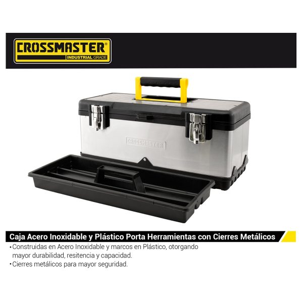 Caja porta Herramientas con Cierres Metálicos Crossmaster