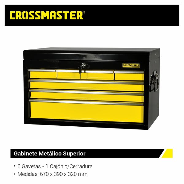 Gabinete  Metálico Porta Herramientas Superior Crossmaster