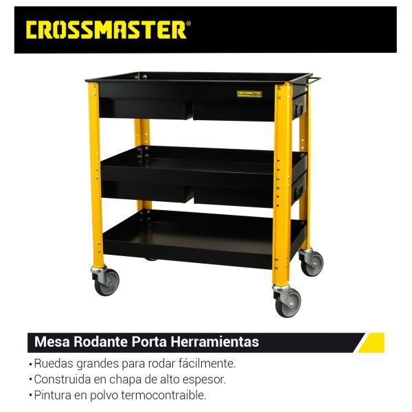 Mesa rodante para herramientas para taller Crossmaster