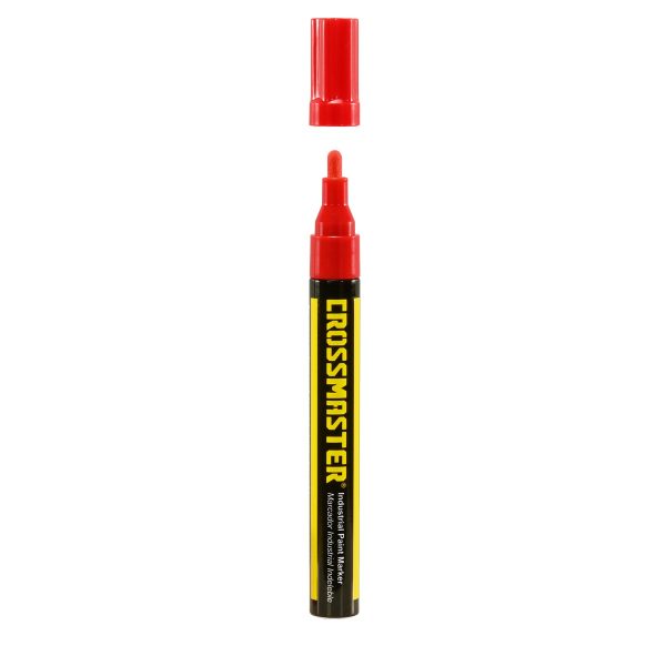 Marcador Industrial Indeleble Rojo Crossmaster