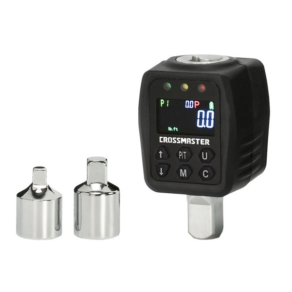 Torquímetro Digital Encastre 1/2″ Incluye Adaptadores Encastre 1/4″ Y 3/8″ Crossmaster