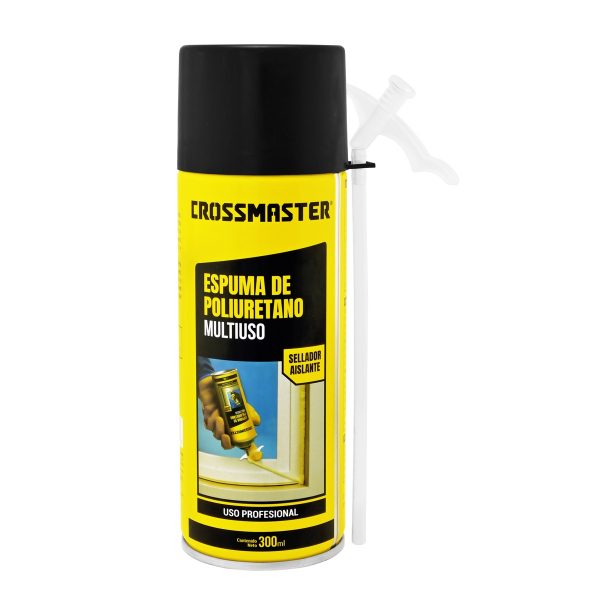 Espuma De Poliuretano 300 ML En Aerosol Crossmaster