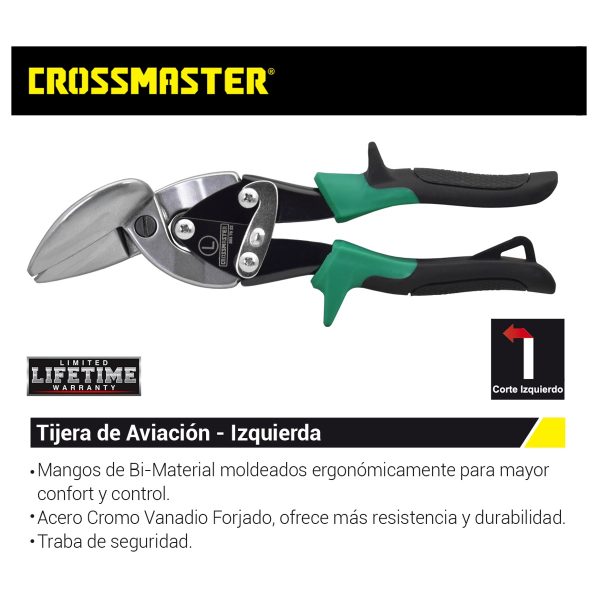 Tijera de Aviación – Izquierda – Cr V Crossmaster