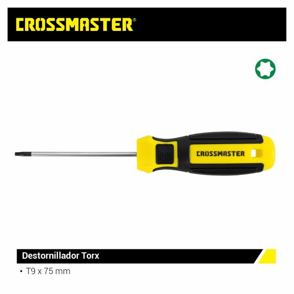 DESTOR.SOFT TORX T-09 L=75mm CROSS Crossmaster