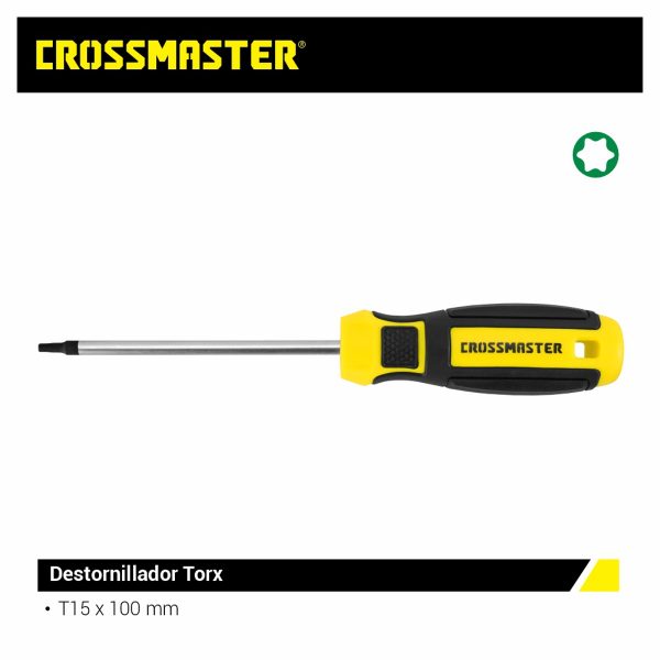 DESTOR.SOFT TORX T-15 L=100 CROSS Crossmaster