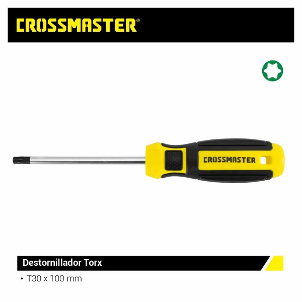 DESTOR.SOFT TORX T-30 L=100mm CROSS Crossmaster