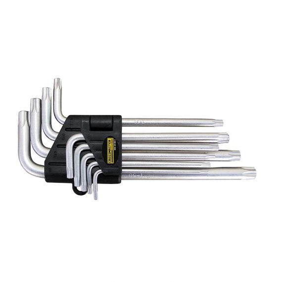 JUEGO Llaves Torx X 9 Pcs T10 T15 T20 T25 T27 T30T 40 T45 T50 Largas DI-9943580.1