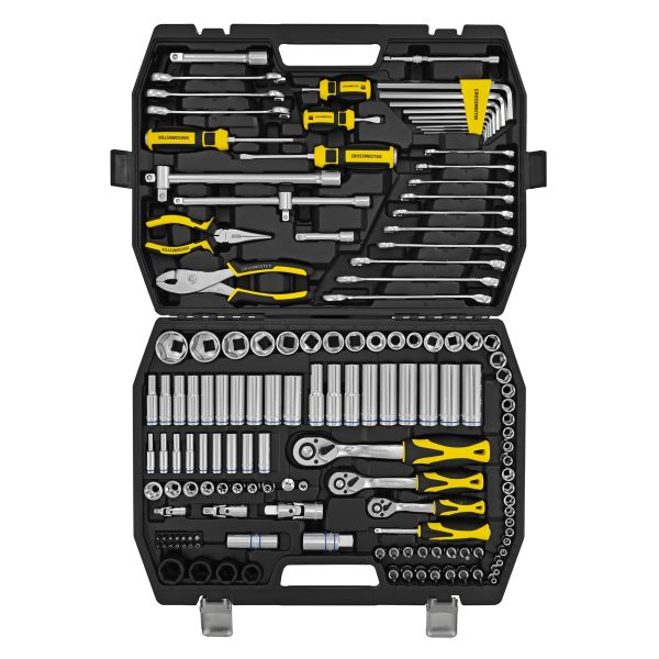 Juego de Herramientas Mecánicas 150 Piezas Con Maletín Crossmaster