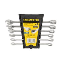 Juego De 6 Llaves Combinadas Acodadas Milimetricas Crossmaster