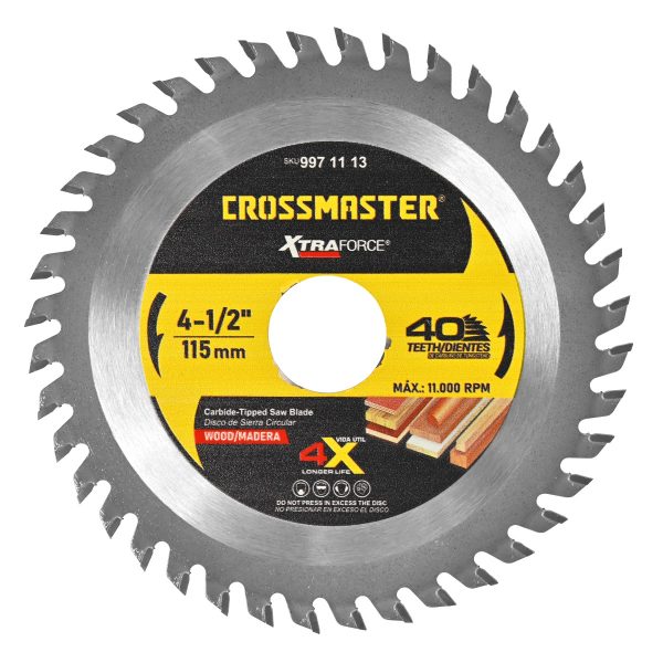 DISCO SIERRA 115×2,0x22,2mm 40D MAD-CR Crossmaster