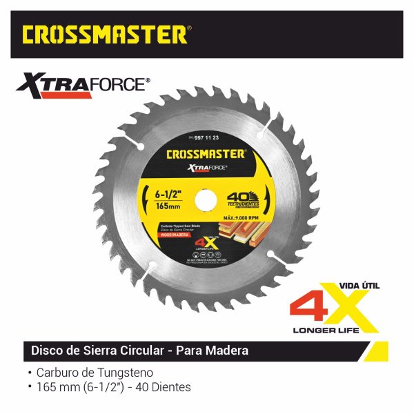 DISCO SIERRA 165×2,2×15.8mm 40D MAD-CR Crossmaster