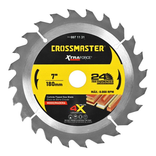 DISCO SIERRA 180×2,2×22,2mm 24D MAD-CR Crossmaster