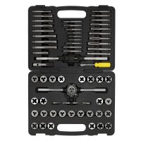 Juego De Terrajas Y Machos Para Hacer Roscas 60 Piezas